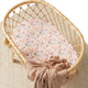 Palm Springs Organic Bassinet Sheet / Change Pad Cover - Thumbnail 3