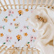 Poppy Organic Bassinet Sheet / Change Pad Cover - Thumbnail 6