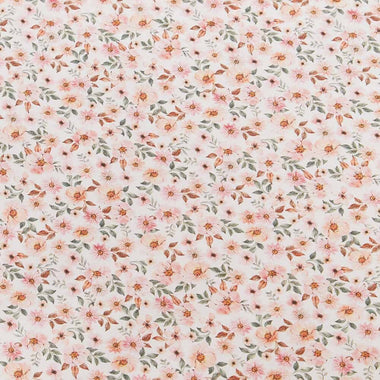 Bassinet Sheet - Spring Floral Organic Bassinet Sheet / Change Pad Cover