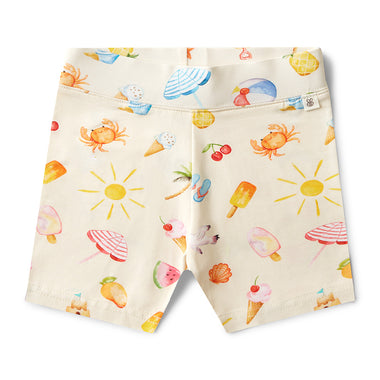 Beach Fun Organic Bike Shorts | Snuggle Hunny