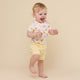 Beach Fun Short Sleeve Organic Bodysuit - Thumbnail 5