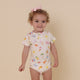 Beach Fun Short Sleeve Organic Bodysuit - Thumbnail 11