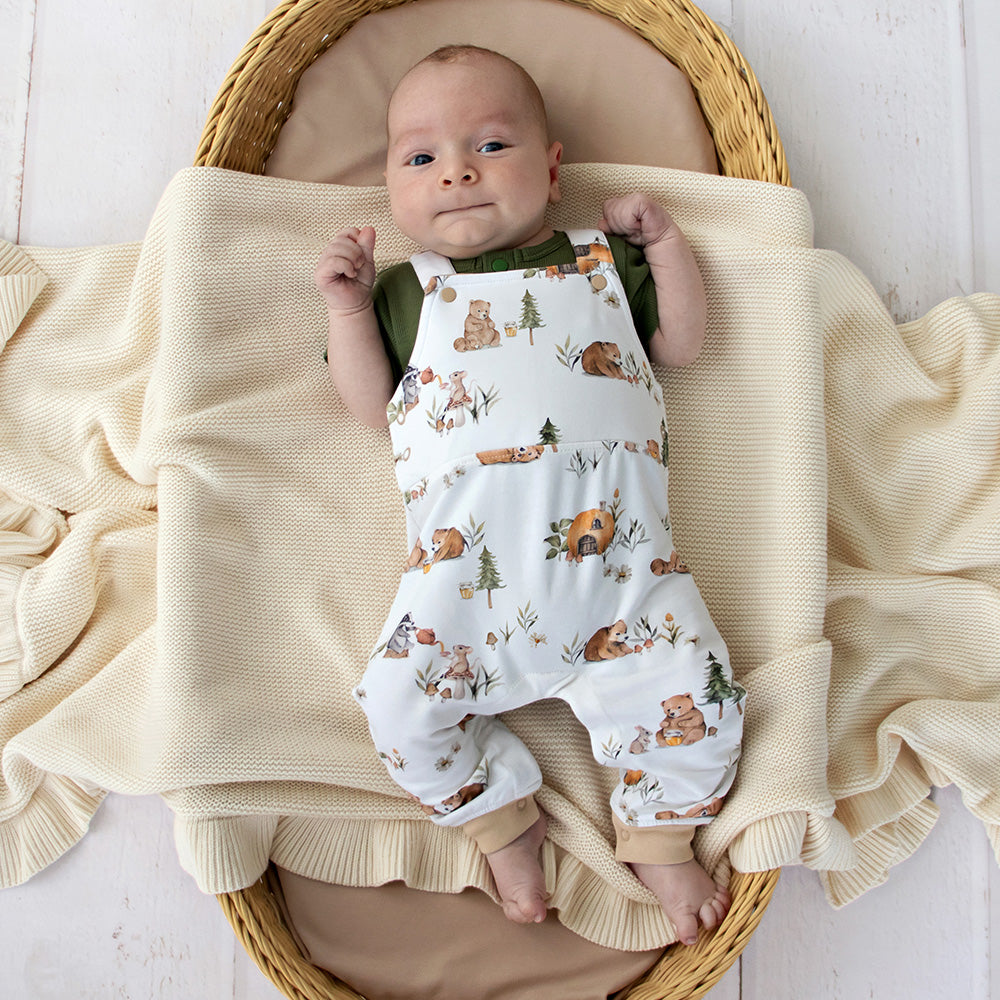 Bears Organic Snuggle Overalls - View 8