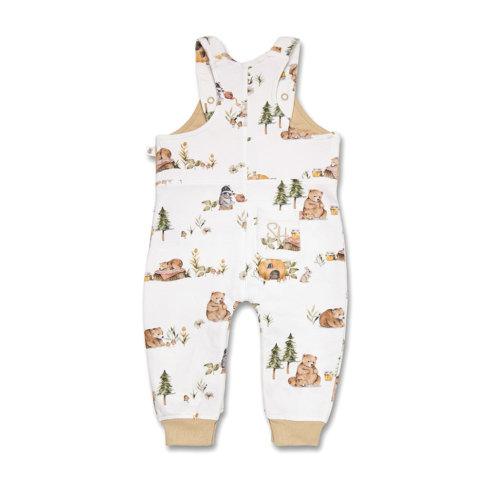 Bears Organic Snuggle Overalls - View 5