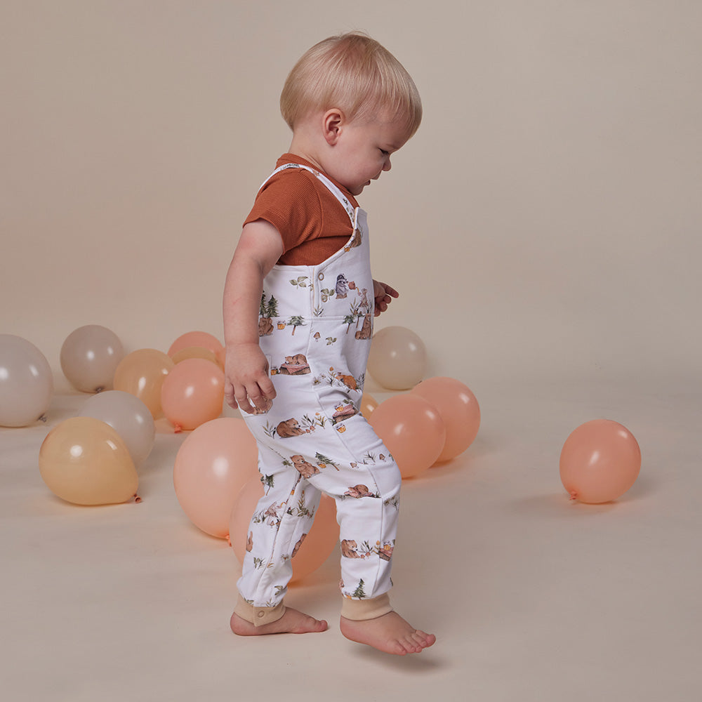 Bears Organic Snuggle Overalls - View 9