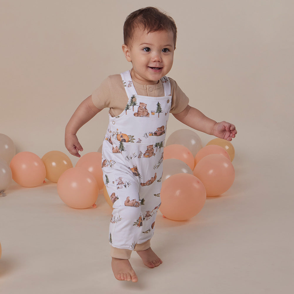 Bears Organic Snuggle Overalls - View 11