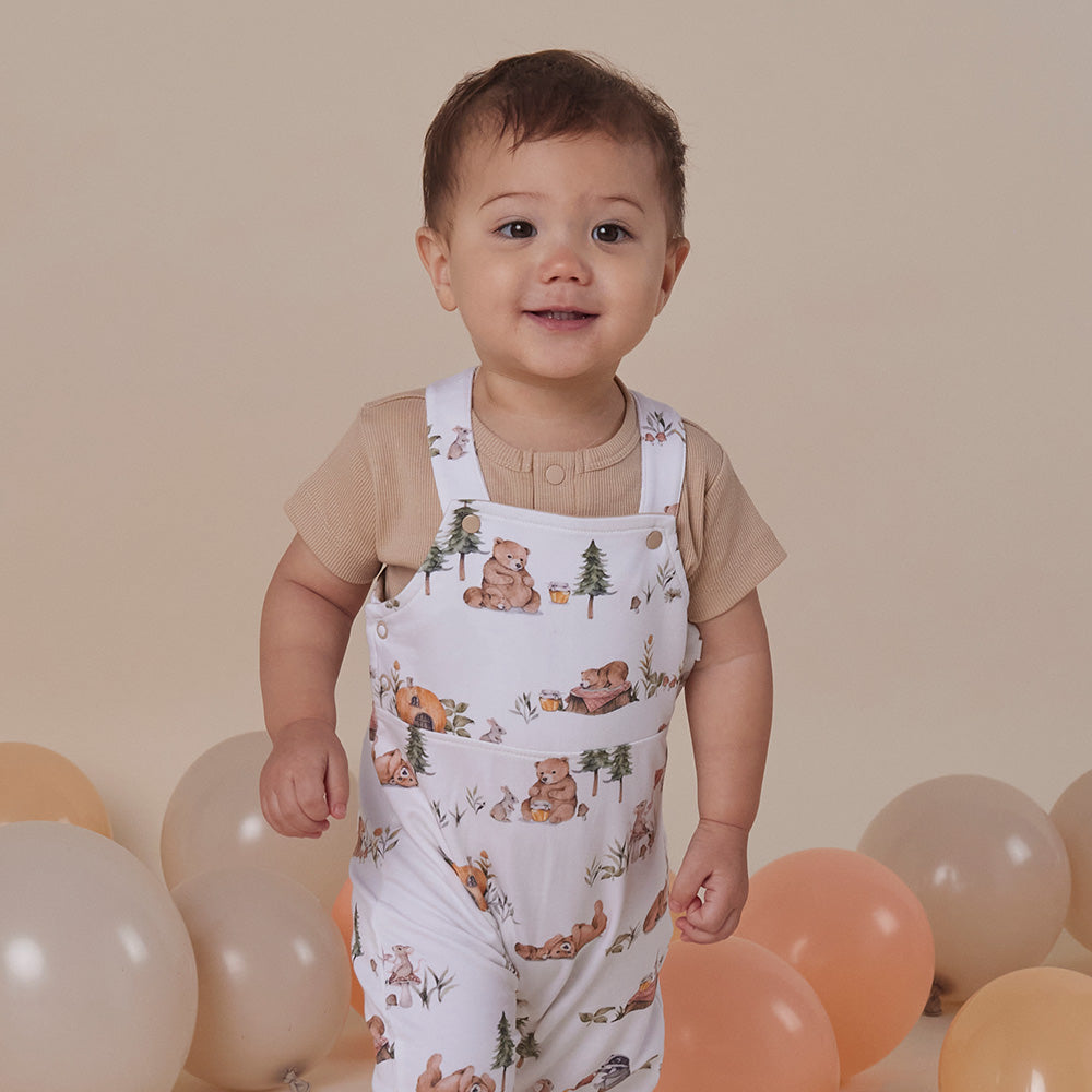Bears Organic Snuggle Overalls - View 6