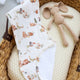 Bears Organic Cotton Burp Cloth - Thumbnail 3