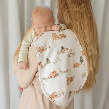 Bears Organic Cotton Burp Cloth | Snuggle Hunny