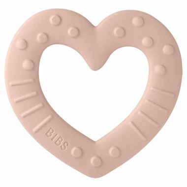 BIBS Baby Bitie Heart Teether - Blush-Snuggle Hunny
