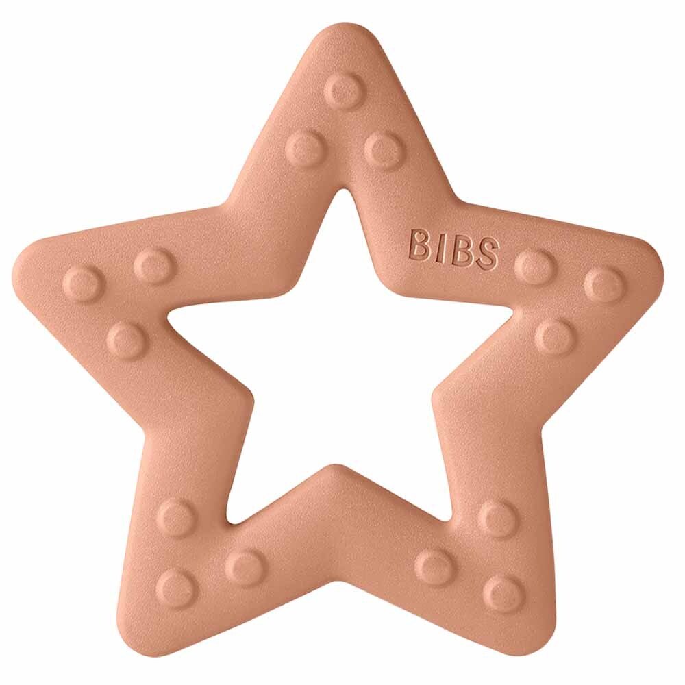 BIBS Baby Bitie Star Teether - Peach - View 1