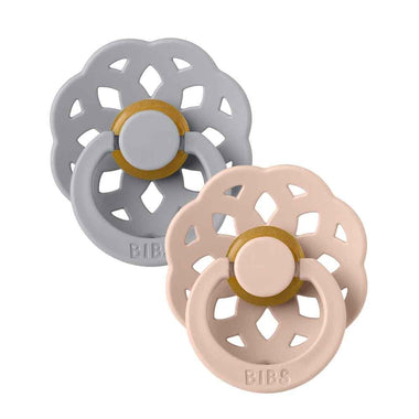BIBS Boheme Dummy 2 Pack - Cloud/ Blush-Snuggle Hunny