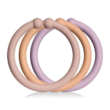 BIBS Loops (12 Pieces) - Blush, Peach, Dusky Lilac-Snuggle Hunny