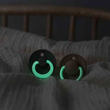 BIBS Night Glow Dummy 2 Pack - Sage-Snuggle Hunny