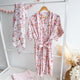 Birds & Blooms Organic Maternity Robe - Thumbnail 3
