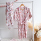 Birds & Blooms Organic Maternity Robe - Thumbnail 1
