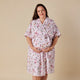Birds & Blooms Organic Maternity Robe - Thumbnail 3
