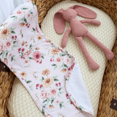 Birds & Blooms Organic Cotton Burp Cloth | Snuggle Hunny