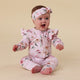 Birds & Blooms Organic Snugglesuit Convertible Romper with Frill - Thumbnail 10