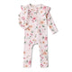 Birds & Blooms Organic Snugglesuit Convertible Romper with Frill - Thumbnail 2