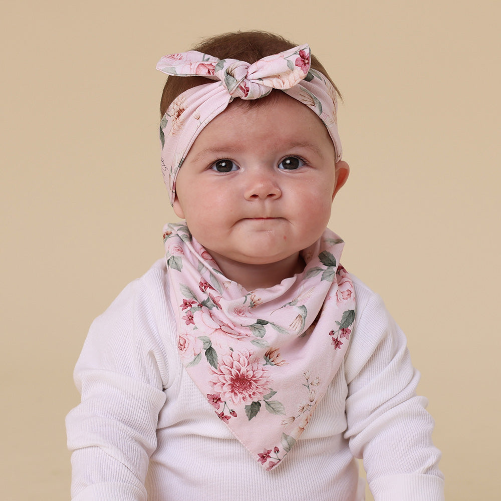 Birds & Blooms Organic Dribble Bib - View 5