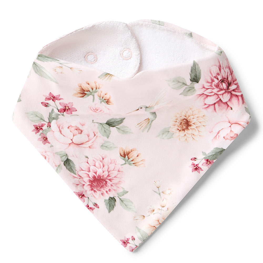 Birds & Blooms Organic Dribble Bib - View 2