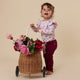 Birds & Blooms Long Sleeve Organic Bodysuit with Frill - Thumbnail 9