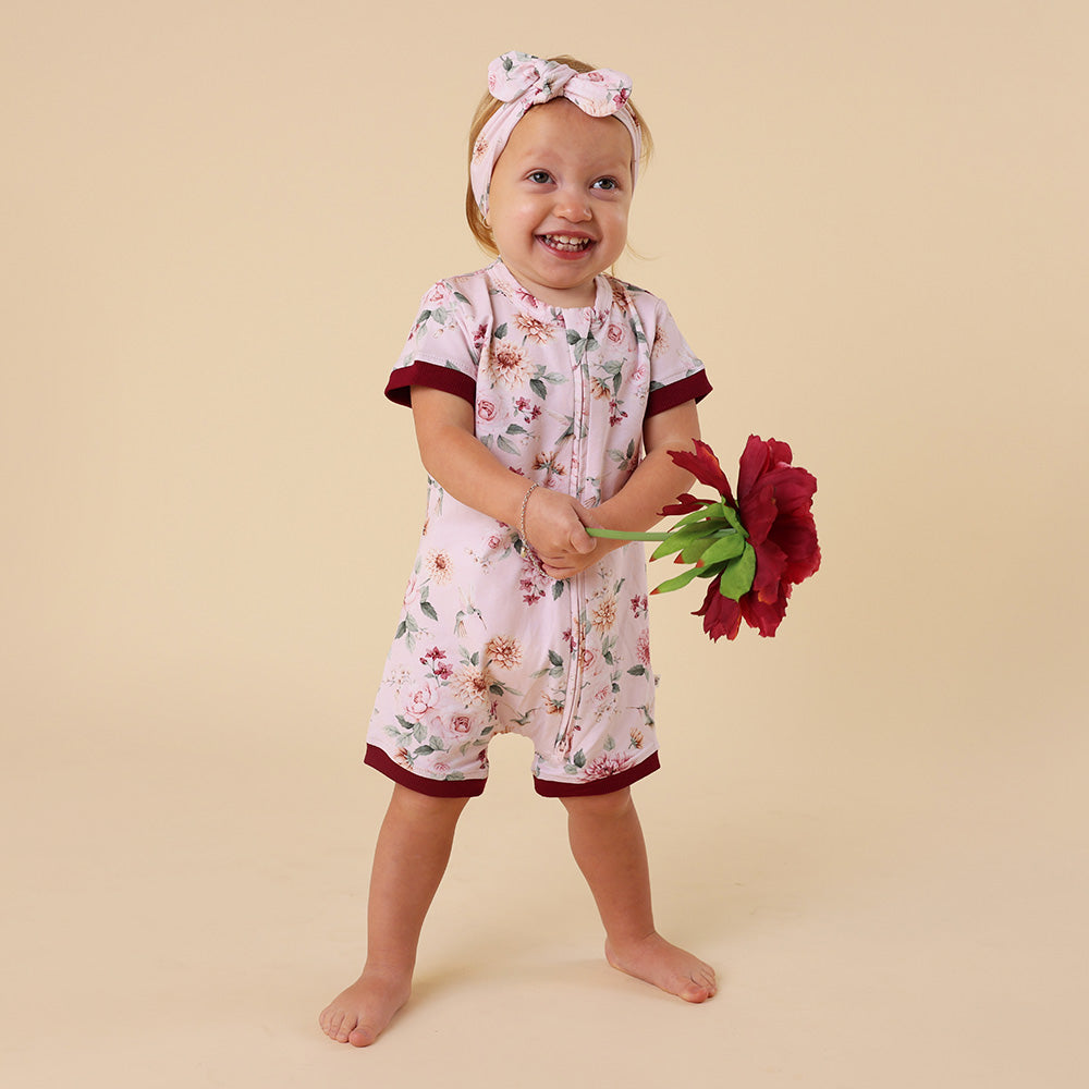 Birds & Blooms Organic Snuggle Shortie - View 17
