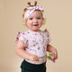 Birds & Blooms Short Sleeve Organic Bodysuit with Frill - Thumbnail 11