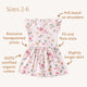 Birds & Blooms Short Sleeve Organic Dress - Thumbnail 12