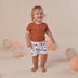 Biscuit Short Sleeve Organic Bodysuit | Snuggle Hunny