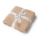 Blankets - Hazelnut Diamond Knit Organic Baby Blanket