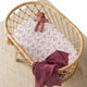 Mauve Diamond Knit Organic Baby Blanket-Snuggle Hunny