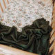 Olive Diamond Knit Organic Baby Blanket-Snuggle Hunny