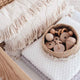 White Diamond Knit Organic Baby Blanket - Thumbnail 3