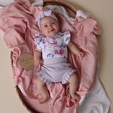 Lavender Organic Bloomers | Snuggle Hunny