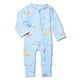 Blue Little Subs Organic Snugglesuit Convertible Romper - Thumbnail 2