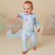 Blue Little Subs Organic Snugglesuit Convertible Romper - Thumbnail 9