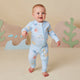Blue Little Subs Organic Snugglesuit Convertible Romper - Thumbnail 3