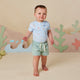 Blue Little Subs Short Sleeve Organic Bodysuit - Thumbnail 10