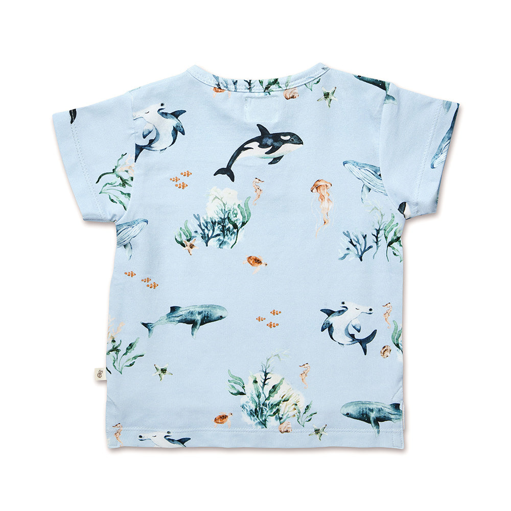 Blue Ocean Organic Short Sleeve Top - View 6