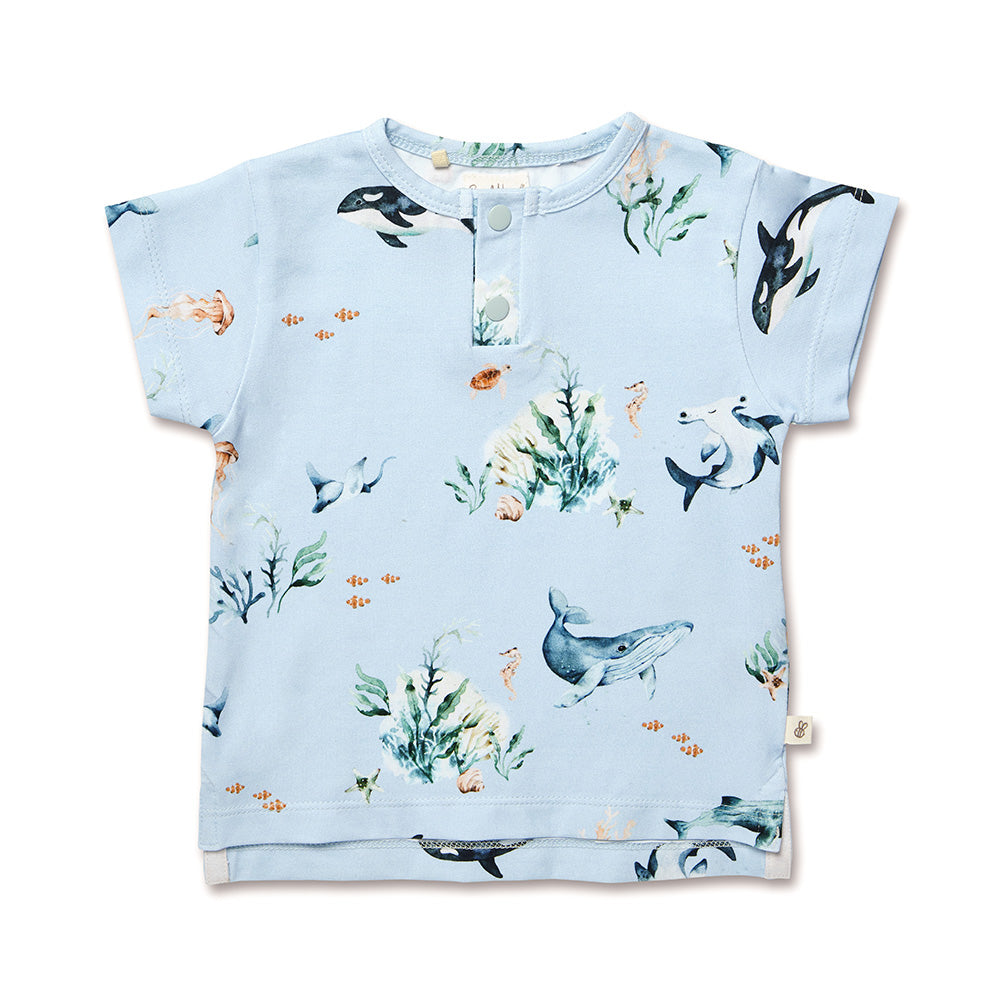 Blue Ocean Organic Short Sleeve Top - View 2