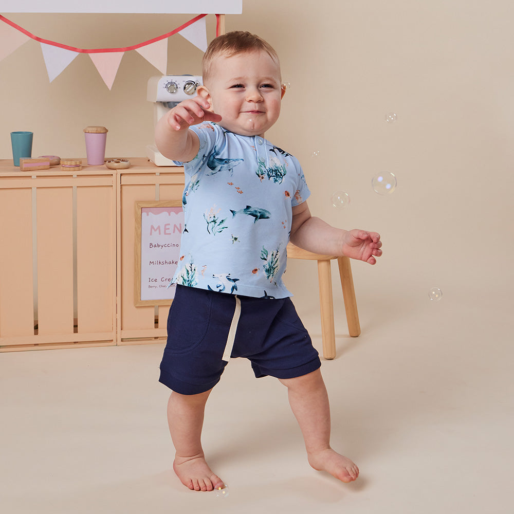 Blue Ocean Organic Short Sleeve Top - View 3