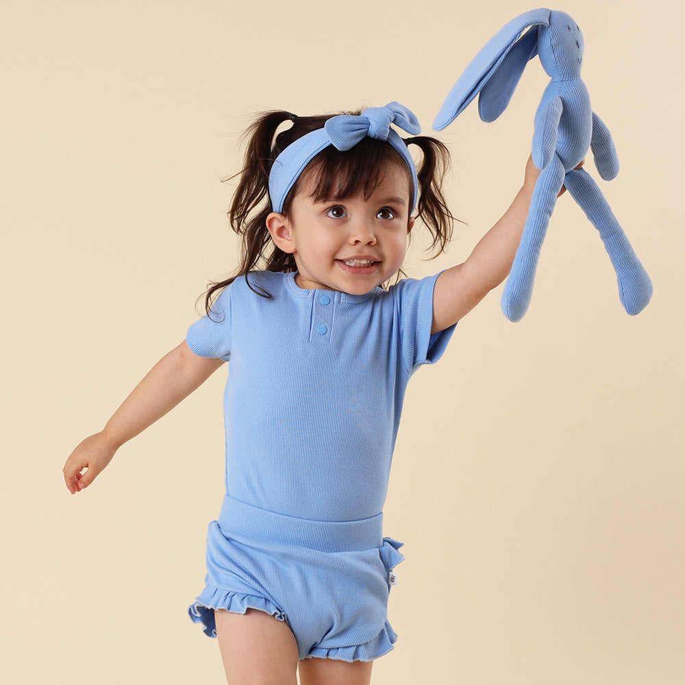 Bluebell Short Sleeve Organic Bodysuit - View 10