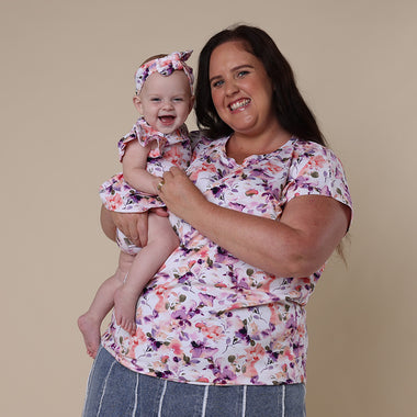 Blushing Beauty Organic Womens T-Shirt | Snuggle Hunny