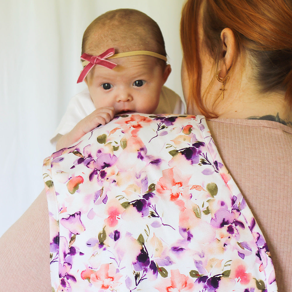 Blushing Beauty Organic Cotton Burp Cloth - View 5