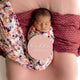 Blushing Beauty Organic Jersey Wrap & Topknot Set - Thumbnail 5