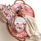 Blushing Beauty Organic Jersey Wrap & Topknot Set - Thumbnail 3