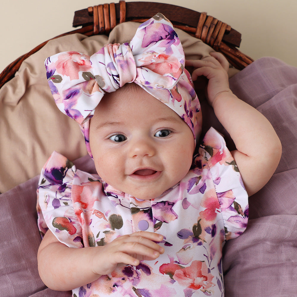 Blushing Beauty Organic Oversized Bow - View 1