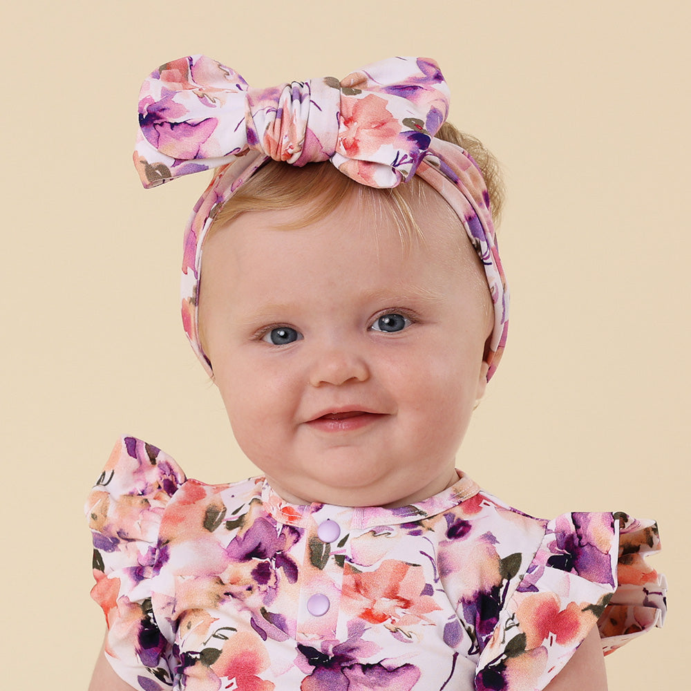 Blushing Beauty Organic Oversized Bow - View 4